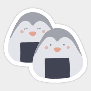 Penguini Onigiri Sticker